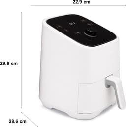 REN® Mini airfryer - Airfryer - Airfryer klein - Wit - 29cm x 23cm x 28cm — thumbnail 2