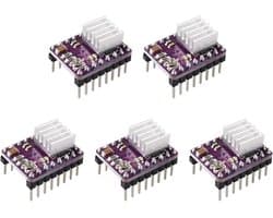 5 Stuks Stappenmotor Driver Modules voor 3D Printer en CNC - Hoge Precisie Microstepping