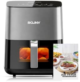 LabelOne Friteuse - Airfryer - Heteluchtfriteuse - 5 liter - temperatuur tot 200°C - touchscreen - kijkvenster - antiaanbaklaag — thumbnail 1