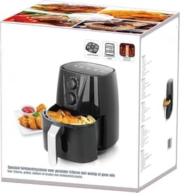 Florixa® Airfryer xl - Airfryer xxl - Heteluchtfriteuse - Zwart- 26cm x 32cm x 30cm — thumbnail 6