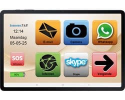 SeniorenTAB - S10XL - Tablet voor Senioren op basis van Samsung - 13,1 inch scherm - wifi - 128GB opslag
