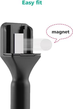 Magnetische Microfoonhouder – Handstand – Geschikt voor DJI Mic 2 & Hollyland LARK – Met Interview Stick & Popfilter – Voor Draadloze Microfoons — thumbnail 3