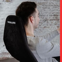REBBLERS® SIMR 100G Foldable Sim Racing Cockpit - Opvouwbare Racestoel - Compact - Zwart — thumbnail 3