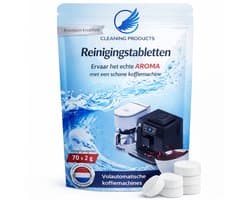 70 Reinigings tabletten Koffiemachine – 2g Universele Onderhoudstabletten voor Espresso & Volautomatische Koffiemachines – Geschikt voor Siemens, Jura, Bosch, Nespresso, Philips, Krups