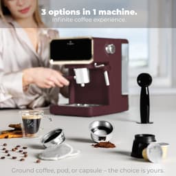 Berlingerhaus 9848 - Espresso - koffie - Senseo - Touchscreen - Machine - Leonardo Collection — thumbnail 3