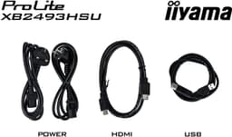 iyama ProLite XB2493HSU-B1 - 24 inch - Full HD - IPS - USB-Hub (2x) - verstelbaar — thumbnail 5