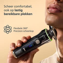 PHILIPS Shaver i9000 Prestige Ultra Wet&Dry  XP9400/31 Scheerapparaat Zwart — thumbnail 4