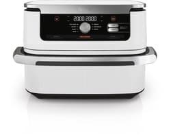 Ninja Foodi FlexDrawer Mega Dubbele Airfryer XXL - 10.4 Liter - Twee Kookvakken of Één MegaZone - Heteluchtfriteuse - Wit - AF500EUWH — afbeelding 1