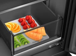 Hisense RQ600P7SKE - Amerikaanse koelkast - Energielabel E - PureView Door - 6,86" Intelligent Hub touchscreen display - Water- & ijsdispenser - Metal Tech Cooling - No Frost - Zwart - Multi-Air Flow - Super Cool - Fast Freeze - 37dB (A) - 615 Liter — thumbnail 7