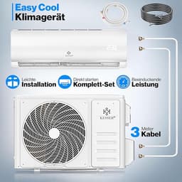 Split Airconditioner 9000 BTU (2.6 kW) WiFi Ready – A+++ Energiezuinig Koelen & Verwarmen – Zeer Stil Inverter Airco met Timer, Afstandsbediening & Complete Installatieset (3m) – Laura — thumbnail 3