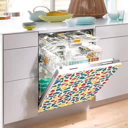 Magnetische Vaatwasser Cover met Geometrisch Design 58x66 cm — thumbnail 4