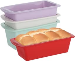 bakvormen, rechthoekig, 20 x 9,5 x 5,5 cm, perfect accessoire voor het bakken, geschikt voor airfryer, brood, cake en toastbrood — thumbnail 6