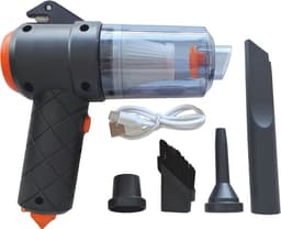 Starlyf Clean All Vac 3-in-1 - Draadloze Mini Kruimeldief, Blazer en Opblaaspomp met Gordelsnijder en Noodhamer — thumbnail 1