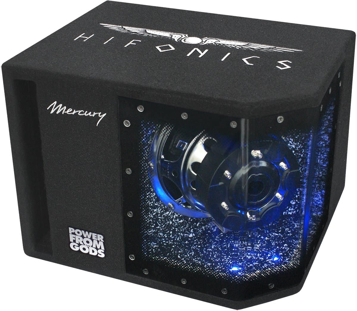 Hifonics Mercury MR8BP Bandpass subwoofer 8 inch / Auto subwoofer LED. — afbeelding 1