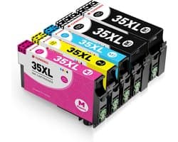 Extra grote capaciteit printer inktpatronenset 5 Stuks