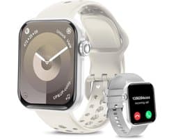 Waterdichte Smartwatch met Bluetooth Bellen, Hartslagmeter en Slaapmonitoring - Geschikt voor iOS & Android