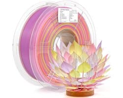 Transparant Gradiënt PLA Filament 1.75mm voor 3D-printer, 1kg