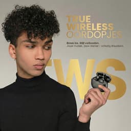 VolkanoX VXT200S Oortjes Draadloos - Draadloze Oordopjes - Active Noise Cancelling - Bluetooth - Waterbestendig - Zwart — thumbnail 4