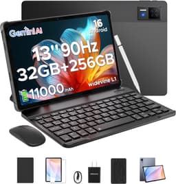 DOOGEE U13 VIP - Android Tablet - gaming tablet - 13 inch - met toetsenbord/gamepad/muis- 32GB RAN + 256GB ROM /2TB - 11000mAh - vier speakers -13MP + 5MP camera - octa core - 2.4G+5G Wifi - Bluetooth 5.0 - Face ID — thumbnail 1