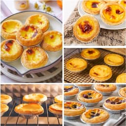 12 Stuks Herbruikbare Aluminium Taartvormen Ronde Mini Vormpjes Voor Jamtaarten En Bakken Geschikt Voor Oven En Airfryer — thumbnail 4