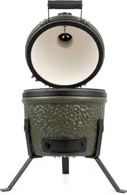 BASTE kamado BBQ mini - 13 inch - Olijfgroen — thumbnail 4