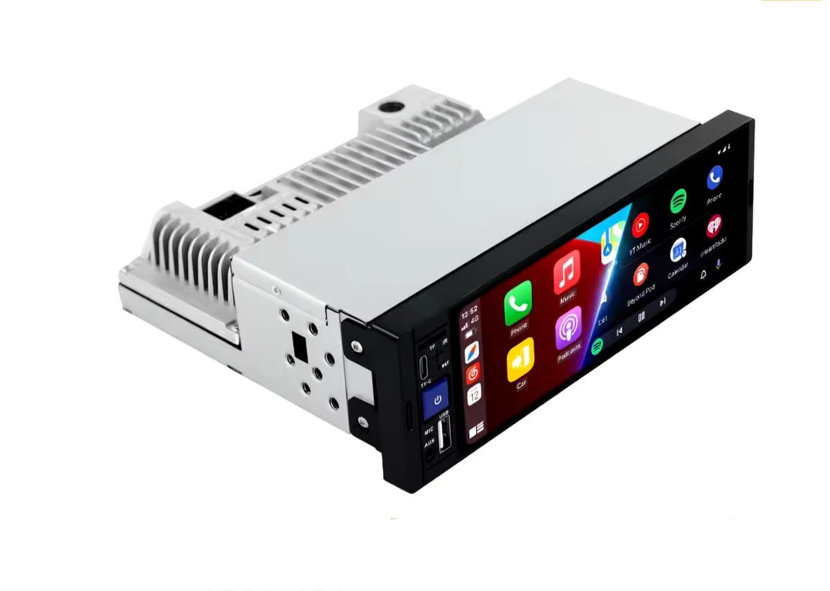 Autoradio 2/64GB met Carplay en Android auto | Geschikt voor Mini Cooper 2000-2007 | Radio scherm met Navigatie | 2000 2001 2002 2003 2004 2005 2006 2007 | R50 R52 R53 — afbeelding 1