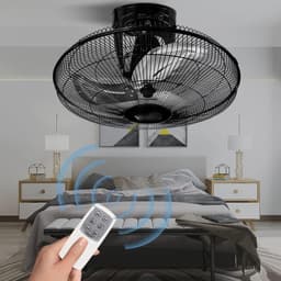 Wandventilator - Luchtcirculatie - Thuiskoeling - Ultrastil - Afstandsbediening - Stijl 1 — thumbnail 2