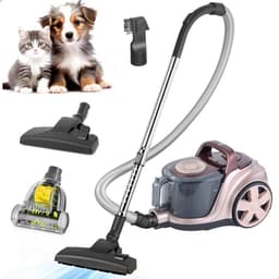 AG3300 Stofzuiger Zonder Zak - Stofzuigers - Vacuum Cleaner Zakloos - Geschikt Voor Dierenharen - Sterke Zuigkracht - HEPA Filter - Compact, Licht & Krachtig - Gemakkelijk Schoon Te Maken -Beige/Bruin — thumbnail 1