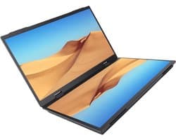 Draagbaar Dubbel Scherm - Laptop Extender - Multitasken Productiviteit - 180/360 Rotatie - 15.6 Inch