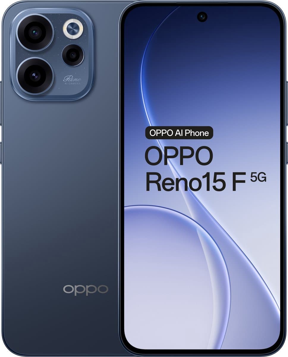 OPPO Reno15 F 5G 12GB/512GB Blauw (Twilight Blue) Dual SIM — afbeelding 1