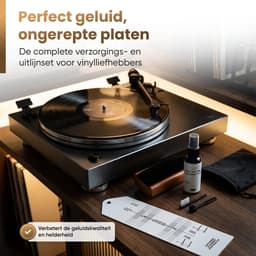 BLU LP Schoonmaakset met Protractor - 6-in-1 kit - Vinyl Cleaning Kit - Platenborstel - Platenreiniger - Antistatisch - LP Borstel - Platen Schoonmaakset - Vinyl Borstel - Vinyl Reiniger - LP Reiniger — thumbnail 3