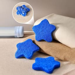 Pluisvanger voor Wasmachine - dierenhaar verwijderaar - blauw - 3 stuks - Herbruikbaar - Spons wasmachine - wasmachine - droger - ontharen - pluisjes - wasbal - kleding - textielverzorging - hondenhaar - kattenhaar — thumbnail 5