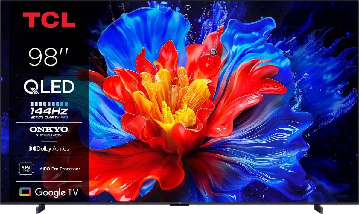 TCL 98P89K - 98 inch - 4K QLED - 2025 - Smart TV — afbeelding 1