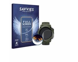 Savvies - Screenprotector voor Coros NOMAD - Folie Beschermfolie transparant volledig dekking 4 Stuks