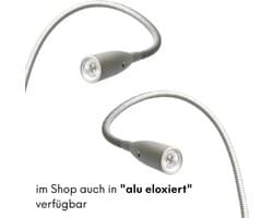 Flexibele LED Leeslamp voor Bed Montage - Inclusief Voeding