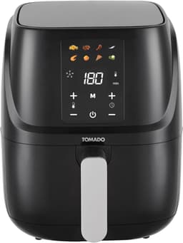 Aura® Airfryer XXL - Mini-oven - Heteluchtfriteuse - 3L - 8 Programma's - Zwart - ‎33cm x 31cm x 25cm — thumbnail 3