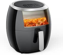 Air Fryer 8L XL, 1800 W, multifunctioneel, 8 automatische programma's,zwart — thumbnail 1
