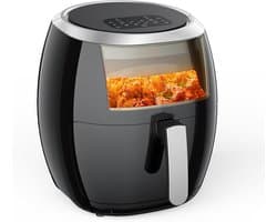 Air Fryer 8L XL, 1800 W, multifunctioneel, 8 automatische programma's,zwart