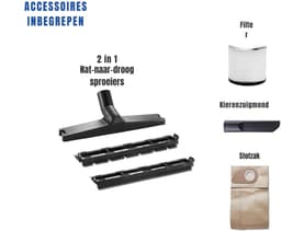 Core® Steelstofzuiger met snoer - Steelstofzuiger - Stofzuiger - Blauw - ‎47cm x 39cm x 36cm — thumbnail 2