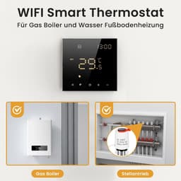 Slimme Wifi Thermostaat voor Vloerverwarming en CV-ketel met App Bediening — thumbnail 5