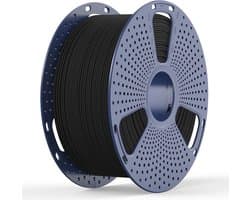 3D Printer Filament - PETG Materiaal - Grote Projecten - Hoge Slagvastheid - 1.75mm 3KG - Mat Zwart
