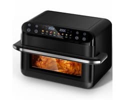 Saikefy Airfryer XXL - 11 Liter- 8Programma's - Airfryer met Intelligent Touchbediening - Hetelucht friteuse