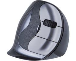 Evoluent Verticale Muis D – Draadloos – Medium – Uitvinder van de Verticale Muis – Ergonomisch Gevormd voor Comfort – Vermindert Polsbelasting – 4 DPI Standen – 6 Instelbare Knoppen (Windows)