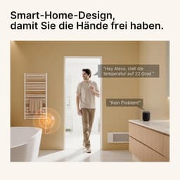 Elektrisch Verwarmingspatroon met Thermostaat voor Handdoekradiator 600W WiFi Bestuurbaar — thumbnail 3