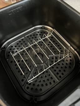 Toastrek - broodrek - roestvrij staal - rechthoekig accessoire voor airfryer - bakgereedschap — thumbnail 4