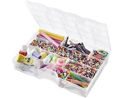 Kleine Organizer Box met Verwijderbare Vakken voor Opslag van Accessoires