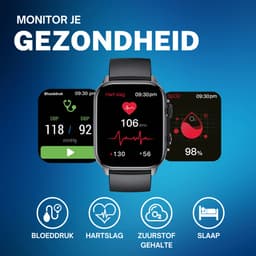Cinturio Commander Smartwatch - Twee bandjes Aero Green & Aero Black - Omoled Scherm - Voor heren en voor dames — thumbnail 3