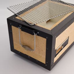 Diatomite Konro Grill - Small (31 x 23 x 20 cm) - Yakitori Grill — thumbnail 4