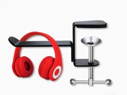 2 stuks Universal Headphone Hanger Desk Mount Headset Holder onder de bureau Hoofdtelefoon Stand Hook aluminium legering (Aluminum Alloy) — thumbnail 5