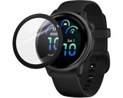 Strap-it Screenprotector Tempered Glass met One-Click Tool – geschikt voor Garmin Vivoactive 6 – bubbelvrij, krasbestendig, eenvoudige montage – Transparant